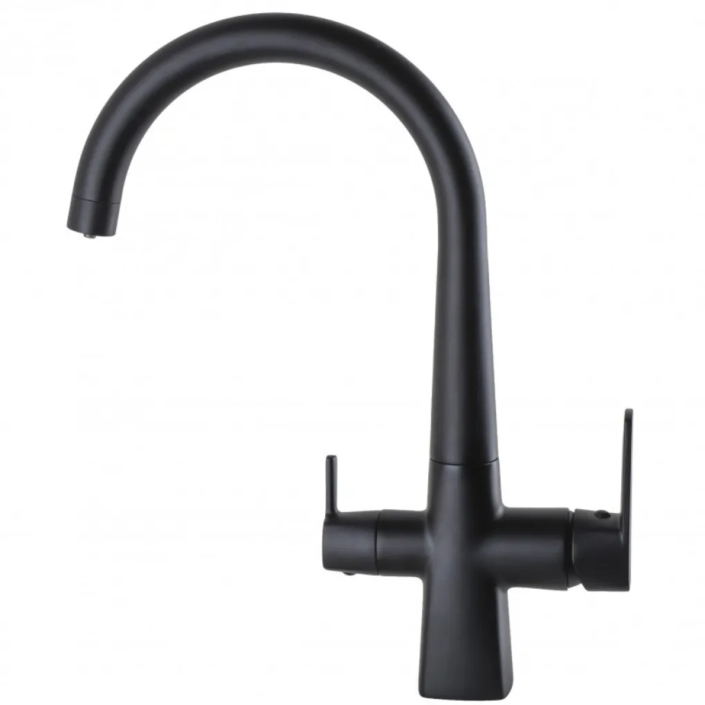Смеситель для кухни под осмос Globus Lux Lazer GLLR-0999-10-BB черный- Фото 2